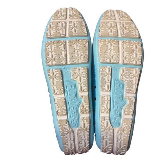 Floafers Mens Water Shoes Marble Blue Slip-On Size 13 Rubber Sole Breathable - Picture 5 of 7